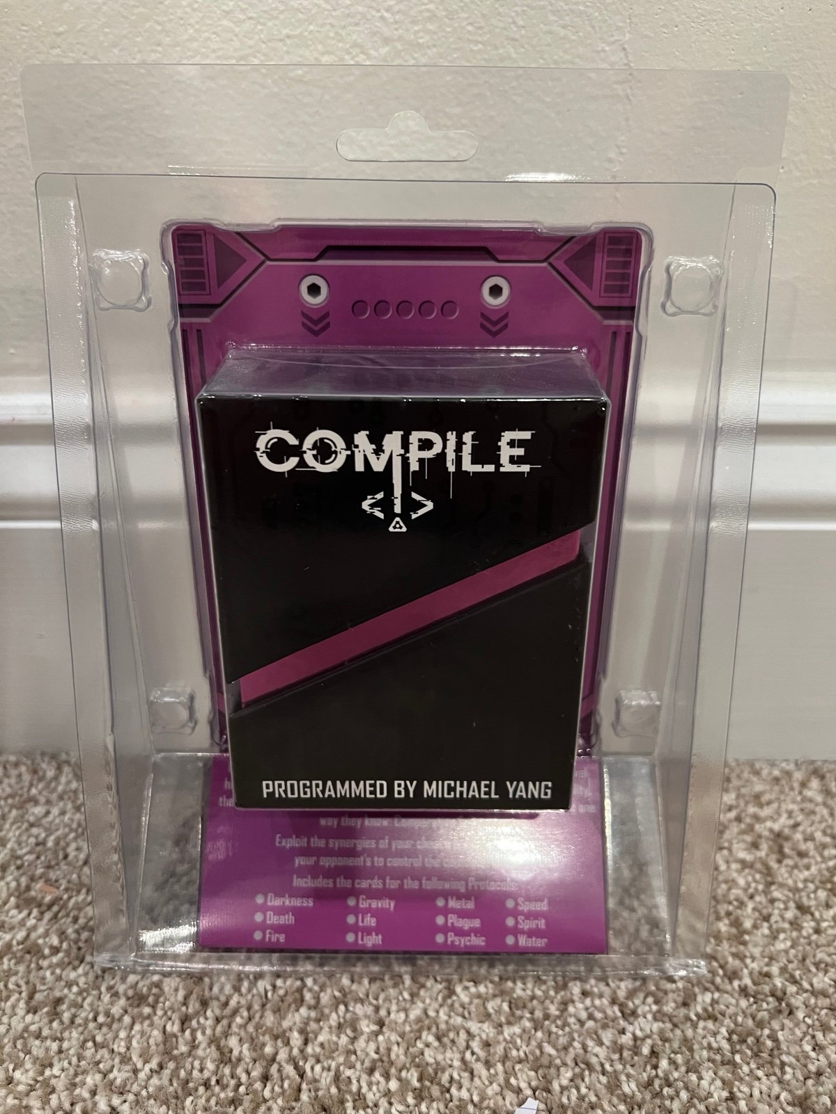 Compile Main 1 card board game Greater Than Games GTG Michael Yang strategy new