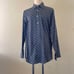Etro Navy Heart Pattern Long Sleeve Shirt