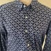Etro Navy Heart Pattern Long Sleeve Shirt