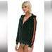 Aviator nation hunter green sweatpants and zip up sweatshirt matching set velour