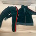 Aviator nation hunter green sweatpants and zip up sweatshirt matching set velour