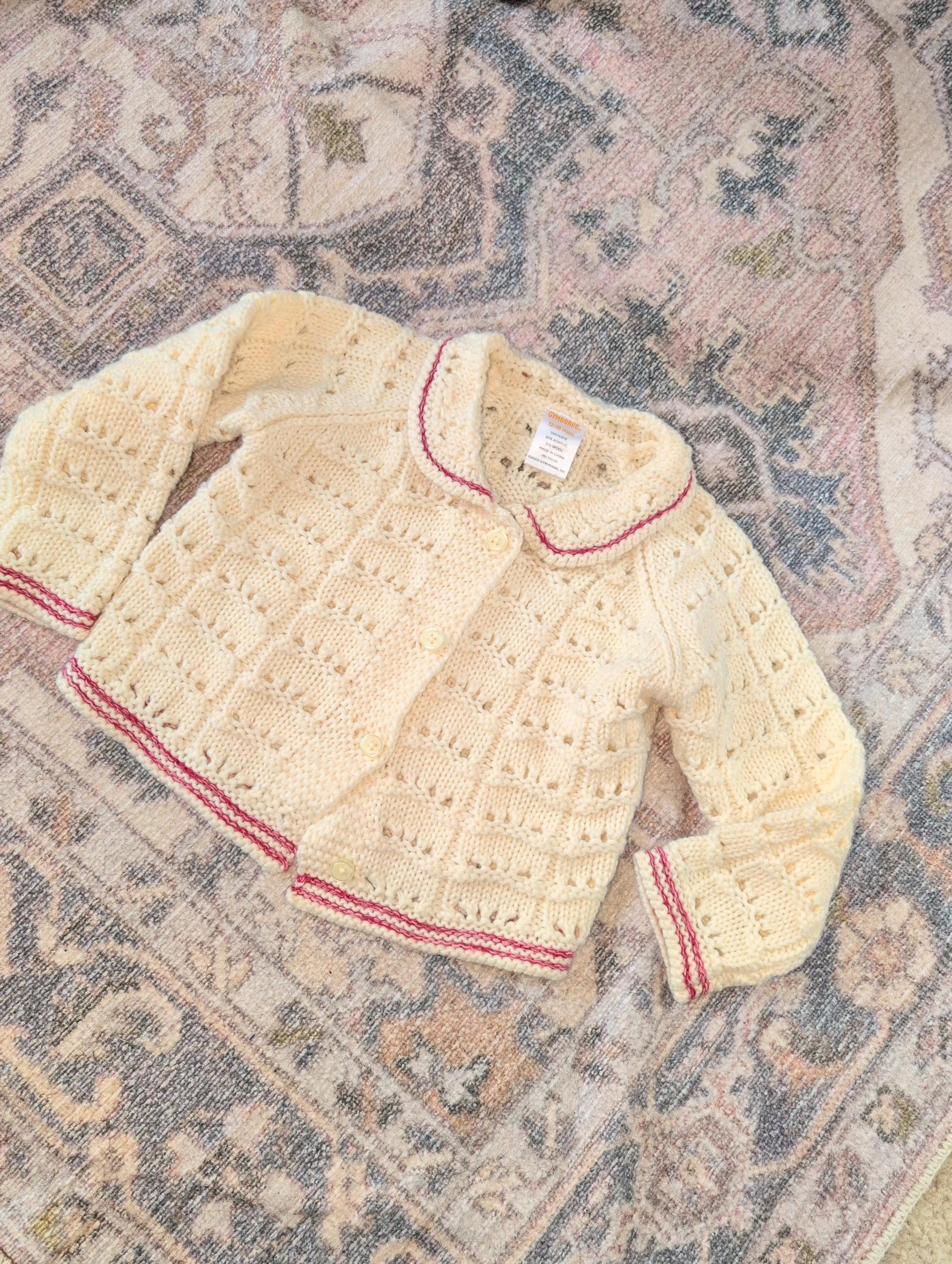 Gymboree beige cardigan