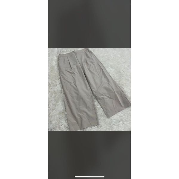 BR stanrdard cream cropped pants PS