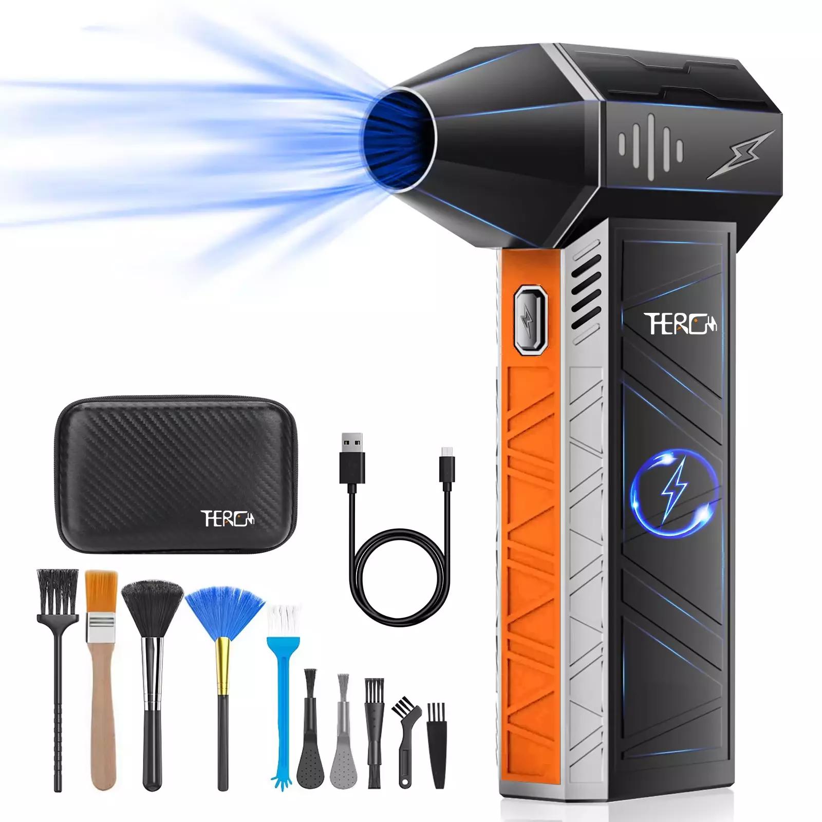 SEALED X3Pro Mini Turbo Jet Fan - 150,000 RPM Air Blower for Car, PC, Home
