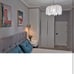 NEW Open Box KCO Lighting Nordic White Feather Chandelier Minimalist Decor Penda