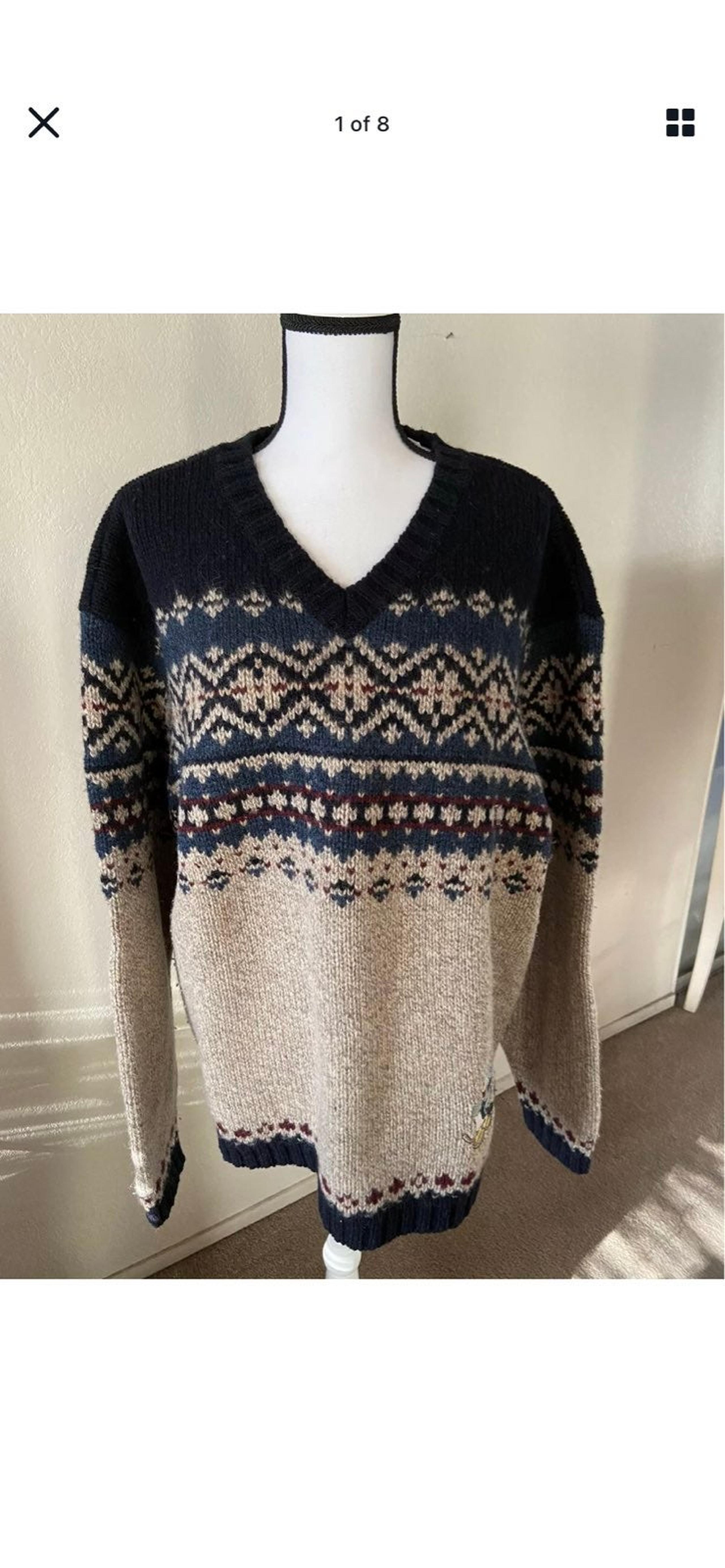 Disney wool sweater XL