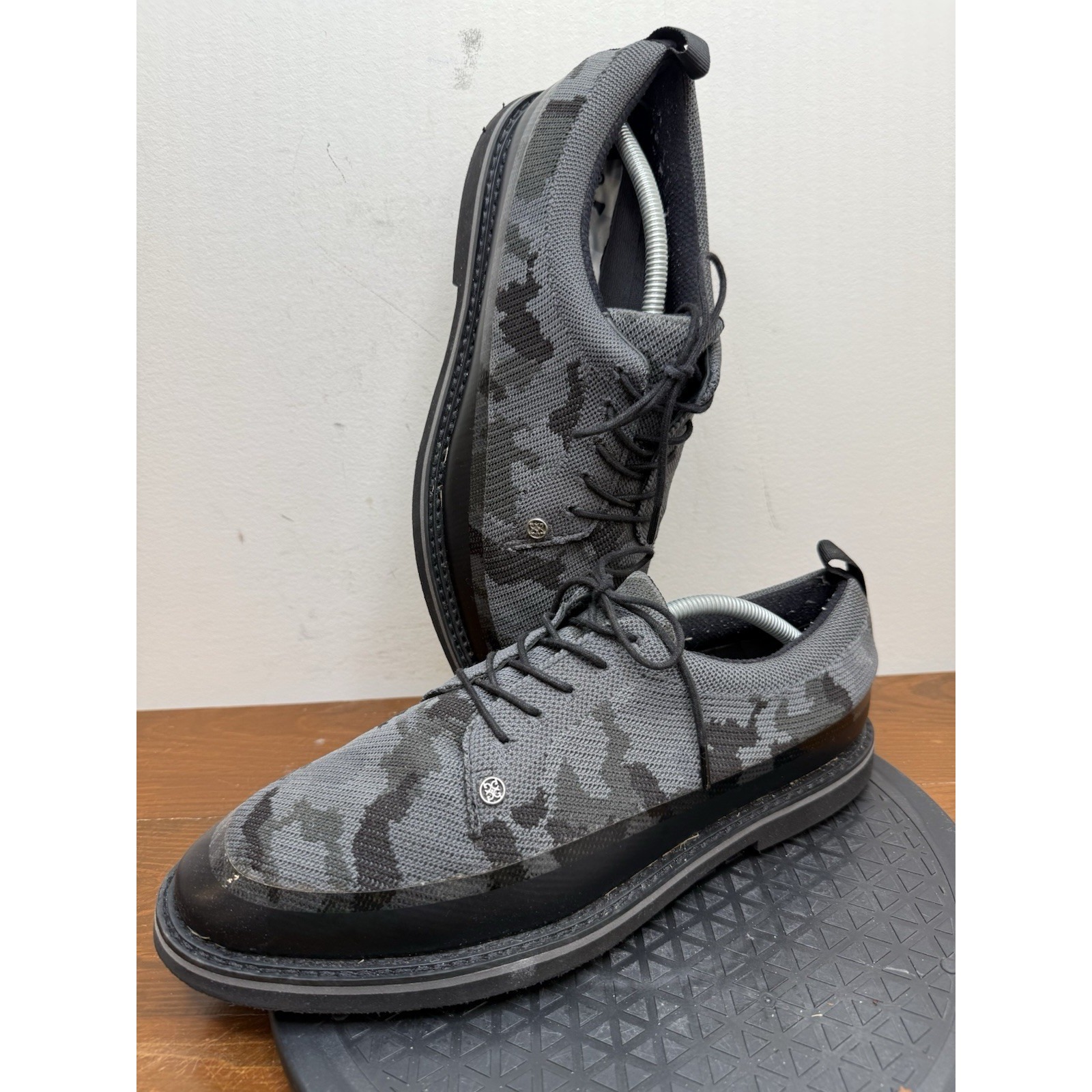 G/Fore Camo Knit Tuxedo Gallivanter Golf Shoes Mens Size 12.5 Color Onyx