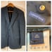 Lands' End Wool Houndstooth Tweed Blazer Sport Coat Suit Jacket 40 Regular