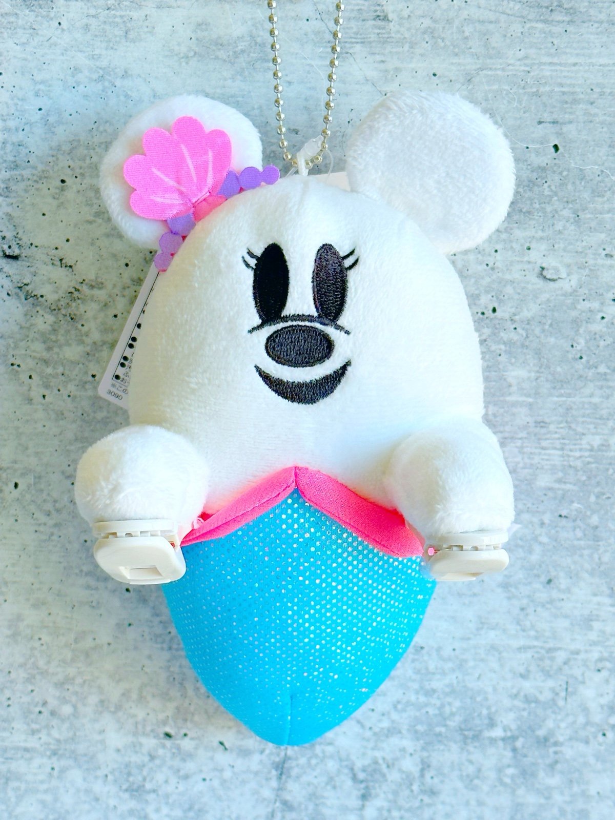 Tokyo Disney Resort Halloween 2023 Minnie Ghostie Plush Shoulder Pal Keychain