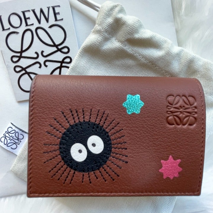 LOEWE Susuwatari Tri-fold wallet Spirited Away