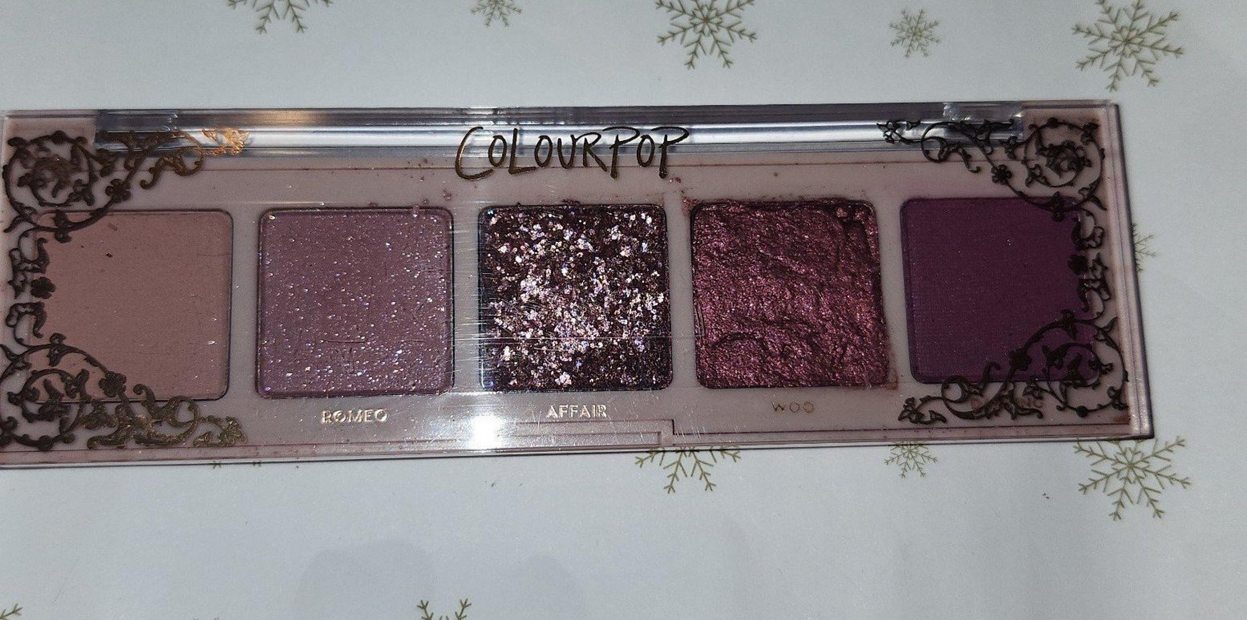 Colourpop eyeshadow Palette Amor