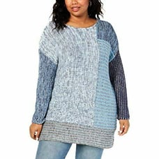 Style & Co Sweater 3X Blue Tunic NWT 70