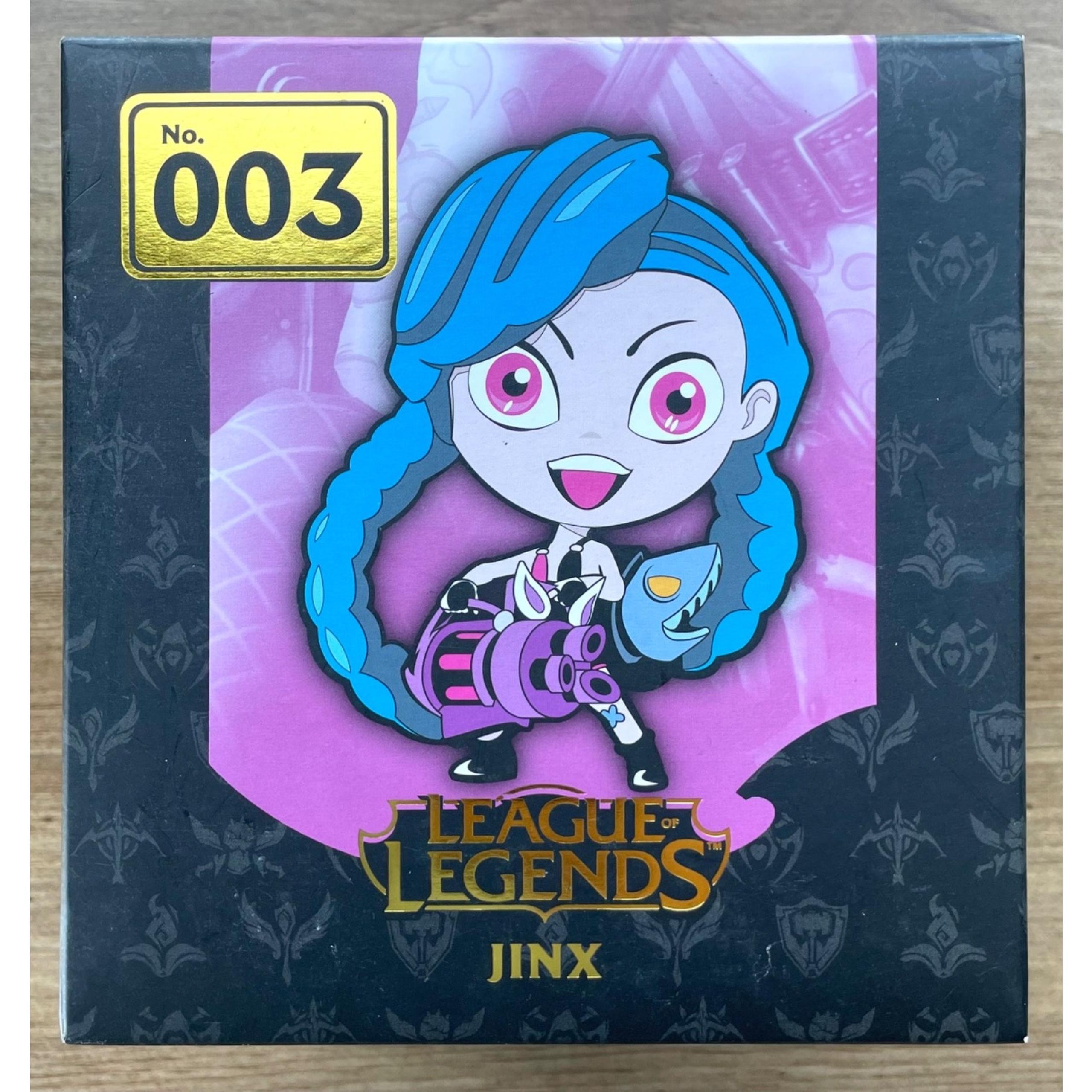 League Of Legends Jinx Character Vinyl Figure 3.5” Tall Riot Games 2014 - VG+