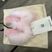 SLEEPER BRAND luxury Pink Feather Kitten Heel