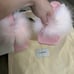 SLEEPER BRAND luxury Pink Feather Kitten Heel