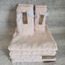 Cupcakes and Cashmere Light Pink Bow Bath Towels