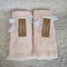 Cupcakes and Cashmere Light Pink Bow Bath Towels