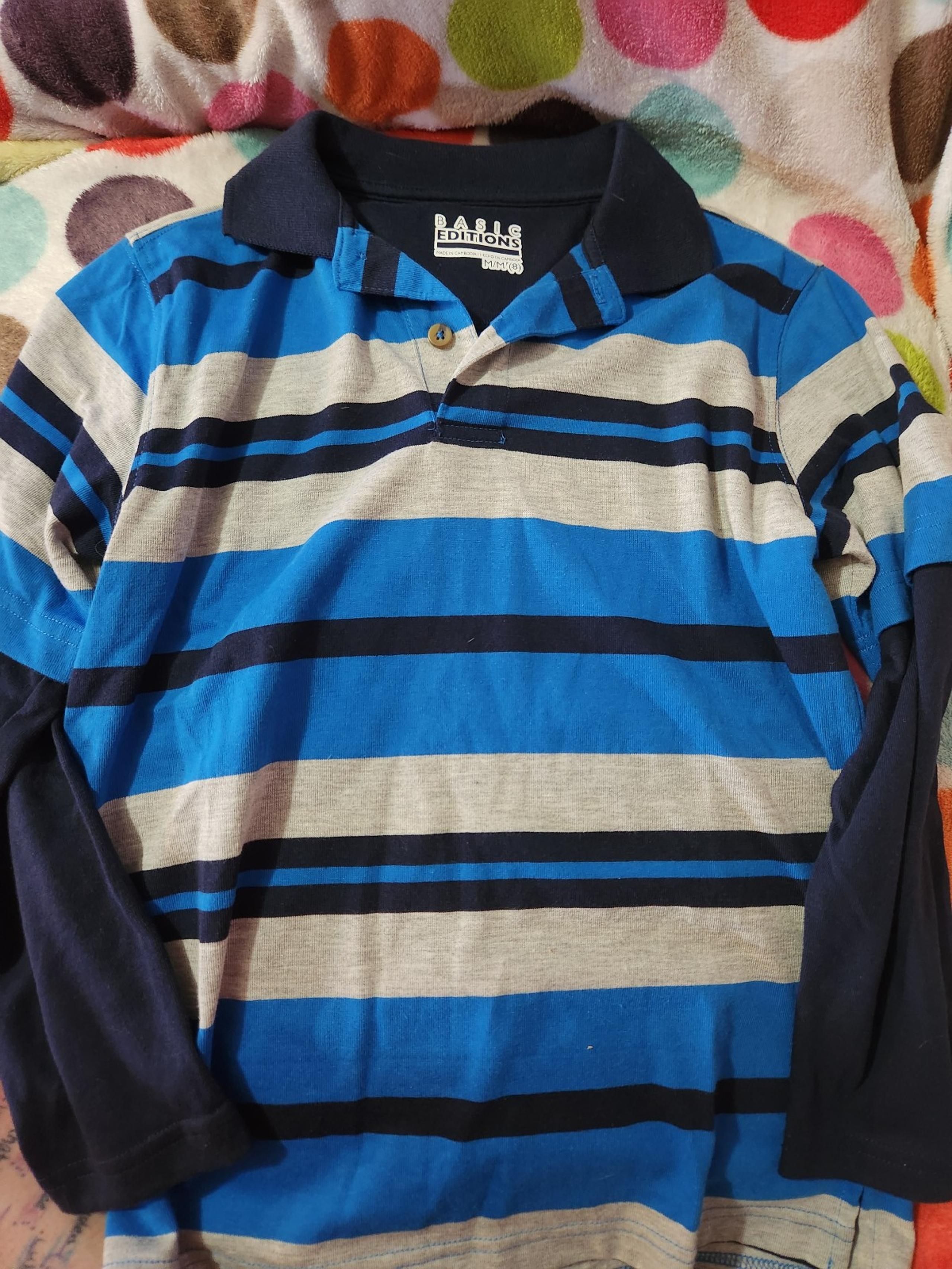 Boys long sleeve polo shirt