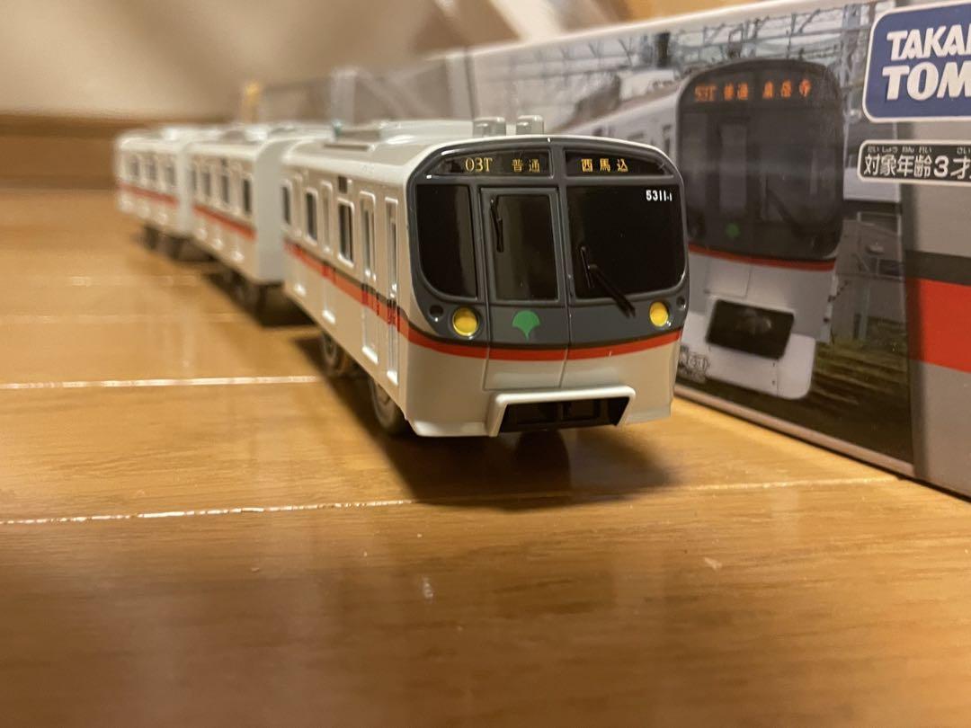【With Box and Signboard】 Toei Asakusa Line 5300 Series Plarail