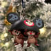New 2018 Chip and Dale Ear Hat Christmas Ornament Disney Parks Rare / with flaw