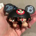 New 2018 Chip and Dale Ear Hat Christmas Ornament Disney Parks Rare / with flaw