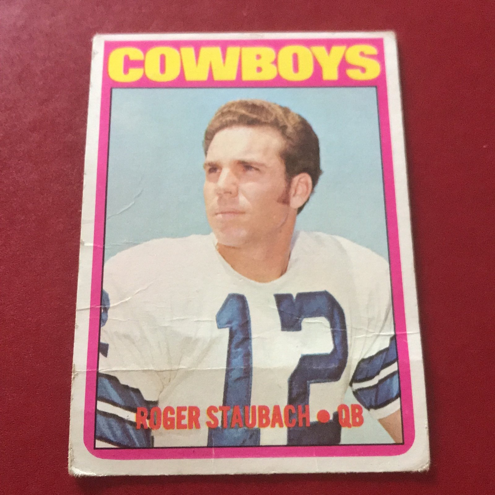 1972 Topps roger staubach 200