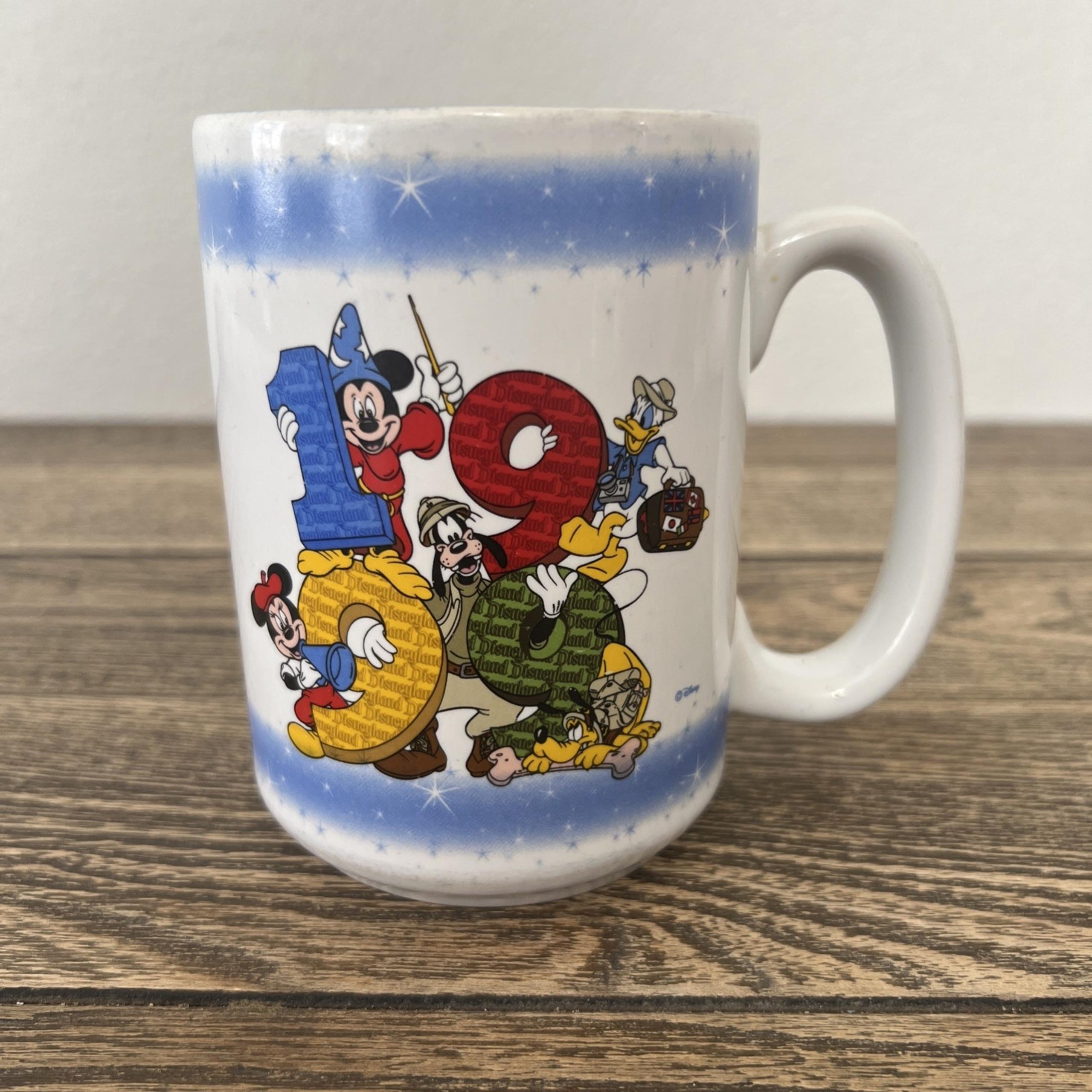 Disney Coffee Mug 1999 Walt Disney World Special Edition REMEMBER THE PAST…