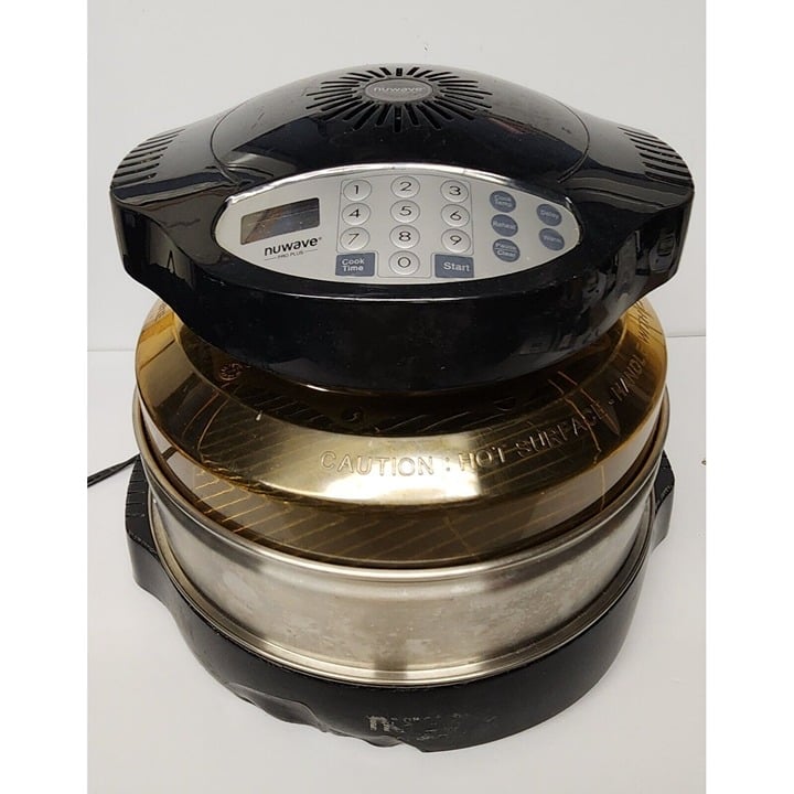 NuWave Pro Plus Infrared Oven 20633 Amber W Ring Extender and Accessories
