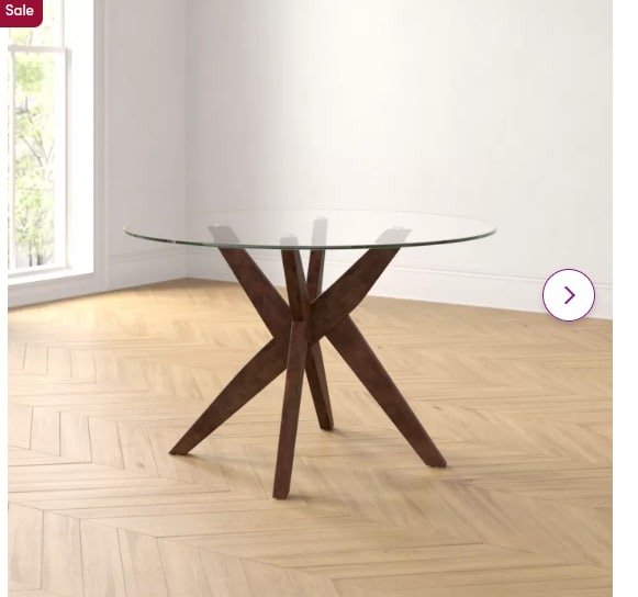 Vosburg 48 Pedestal Dining Table