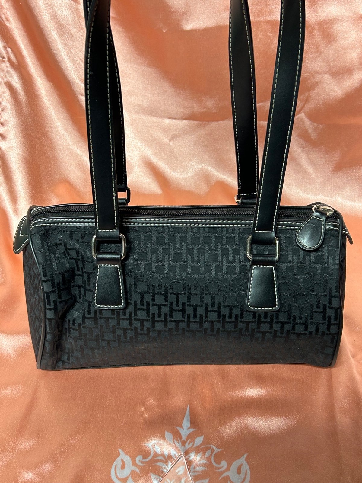 Tommy Hilfiger canvas satchel
