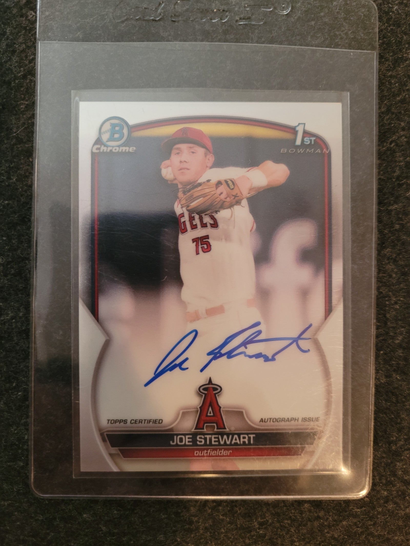 Joe Stewart 2023 Bowman Chrome Rookie 1st Autograph