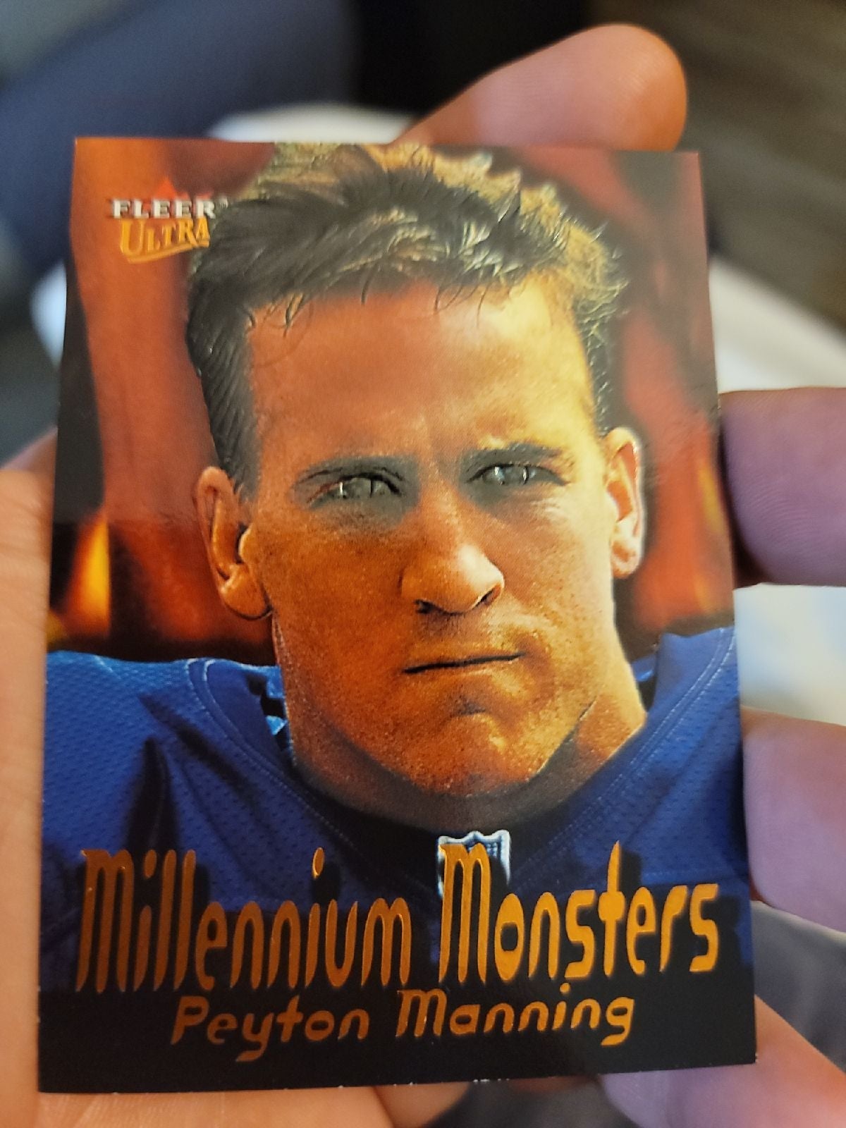 Peyton Manning RARE embossed insert