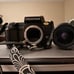 Pentax SF1 film camera w/ MC Cosmicar 28-80mm lense