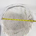 Pottery Barn White Polka Dot Lined Wicker Easter Basket Removable Handle Rainbow