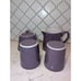 Maxwell & Williams Krinkle Purple Creamer Sugar Bowl Salt Pepper Shaker 5pc Set