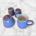 Maxwell & Williams Krinkle Purple Creamer Sugar Bowl Salt Pepper Shaker 5pc Set