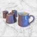 Maxwell & Williams Krinkle Purple Creamer Sugar Bowl Salt Pepper Shaker 5pc Set