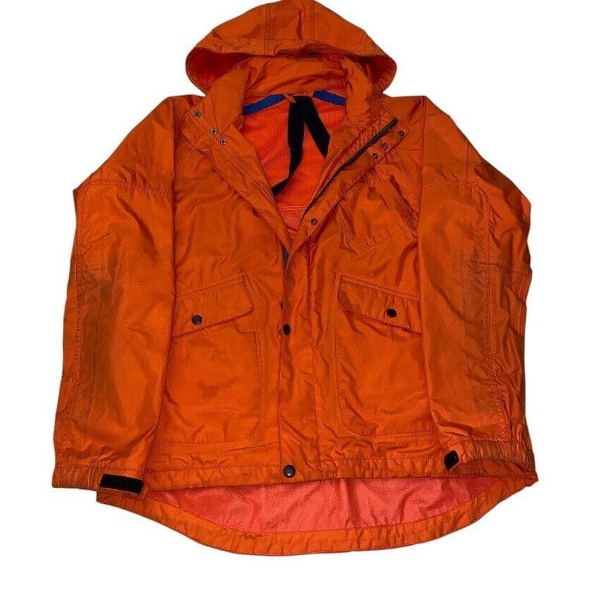 H&M x Brick Lane Bikes Biking Commuter Jacket Men's Large Orange Travel