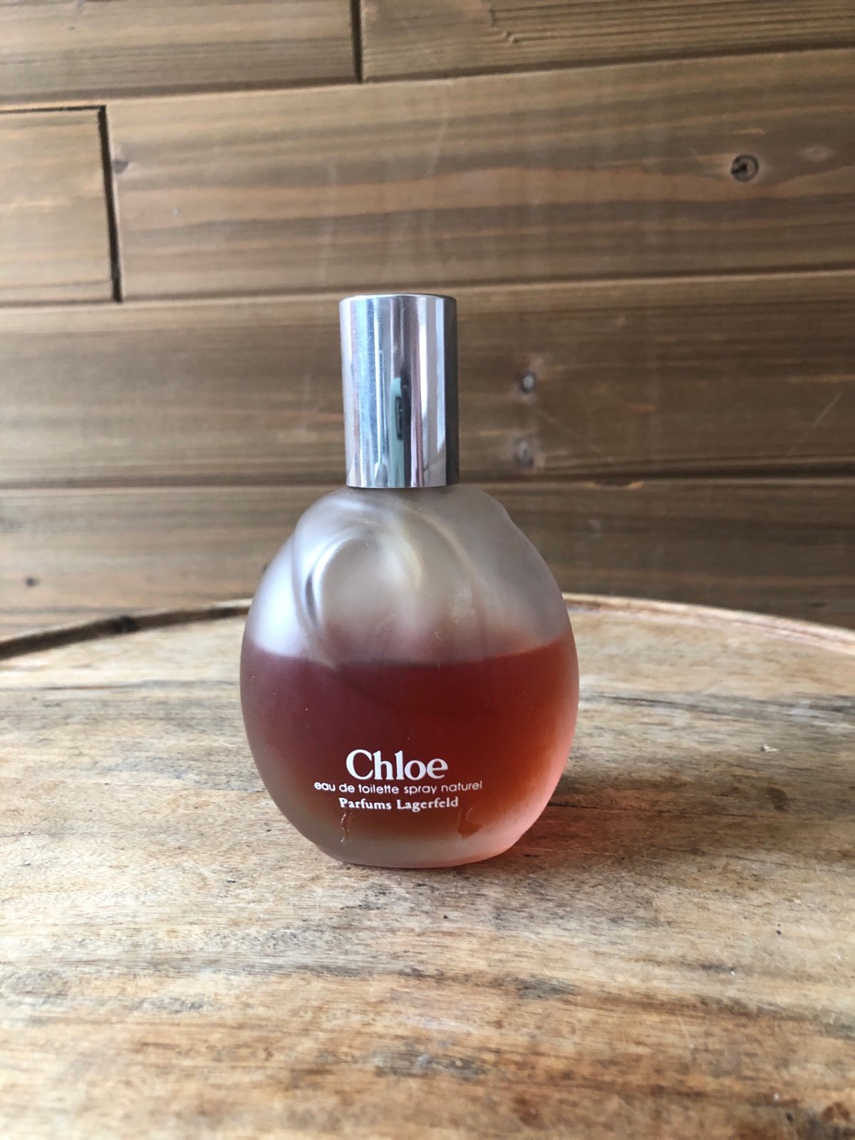 Chloe Karl Lagerfield 3ox bottle - 50 percent full