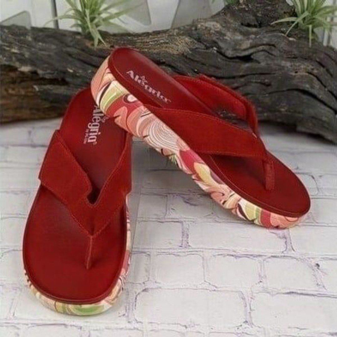 Alegria Astara I Got You Babe Red Thing Sandals