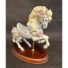 Lenox Carousel Circus Merry Go Round Hand-Painted Ceramic Horse Figurine