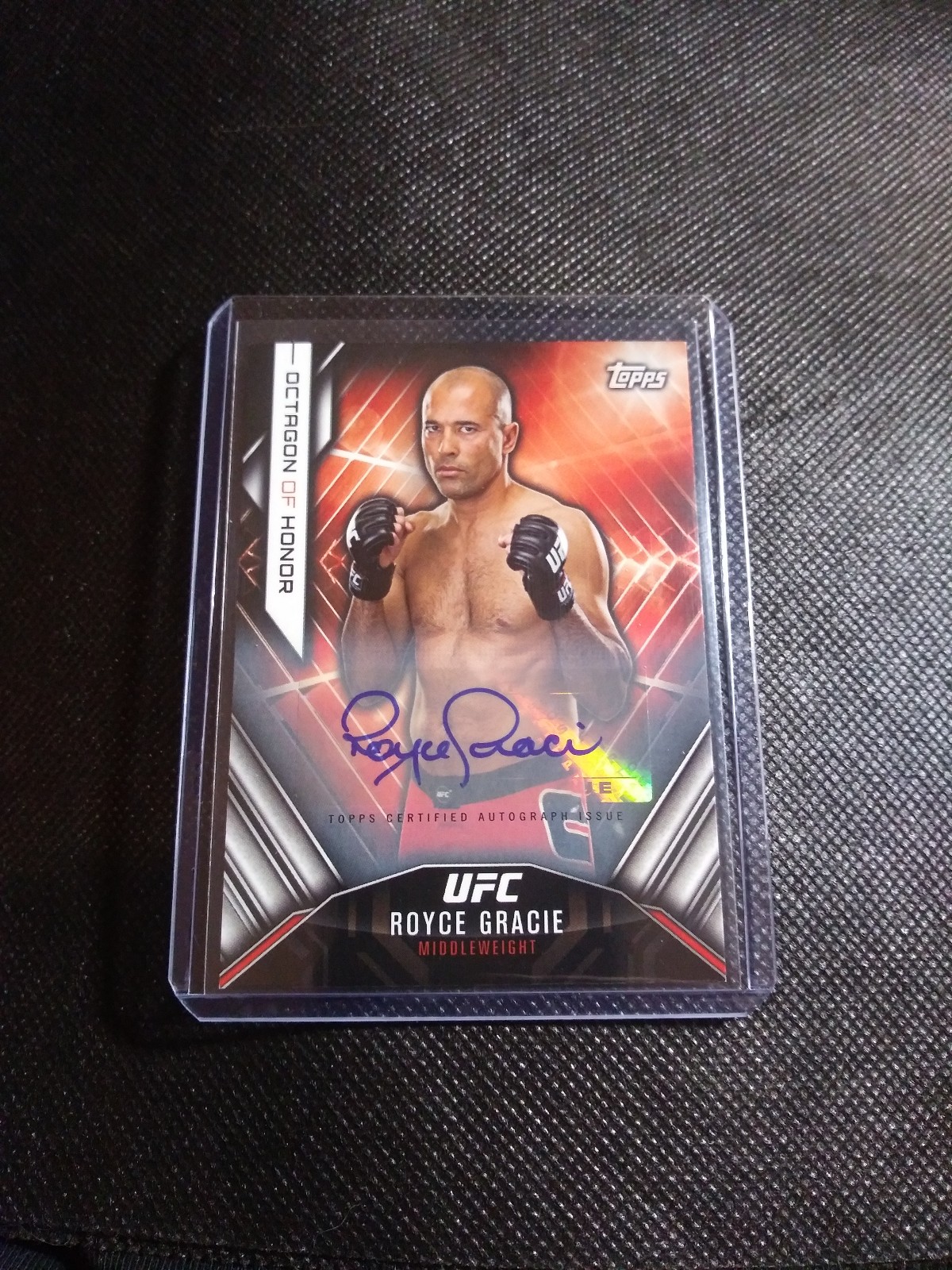 2015 Topps UFC Royce Gracie Auto 25/25