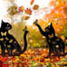 NEW 2 Pack of Metal Cat Garden Decor,15 Large Size Cat Decorative Garden Stakes