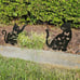 NEW 2 Pack of Metal Cat Garden Decor,15 Large Size Cat Decorative Garden Stakes