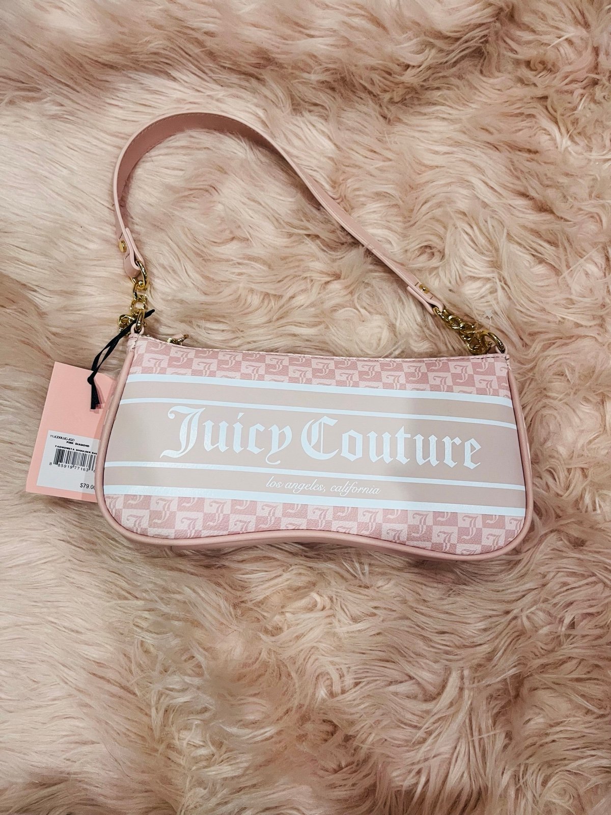 Pink diamond juicy couture shoulder bag