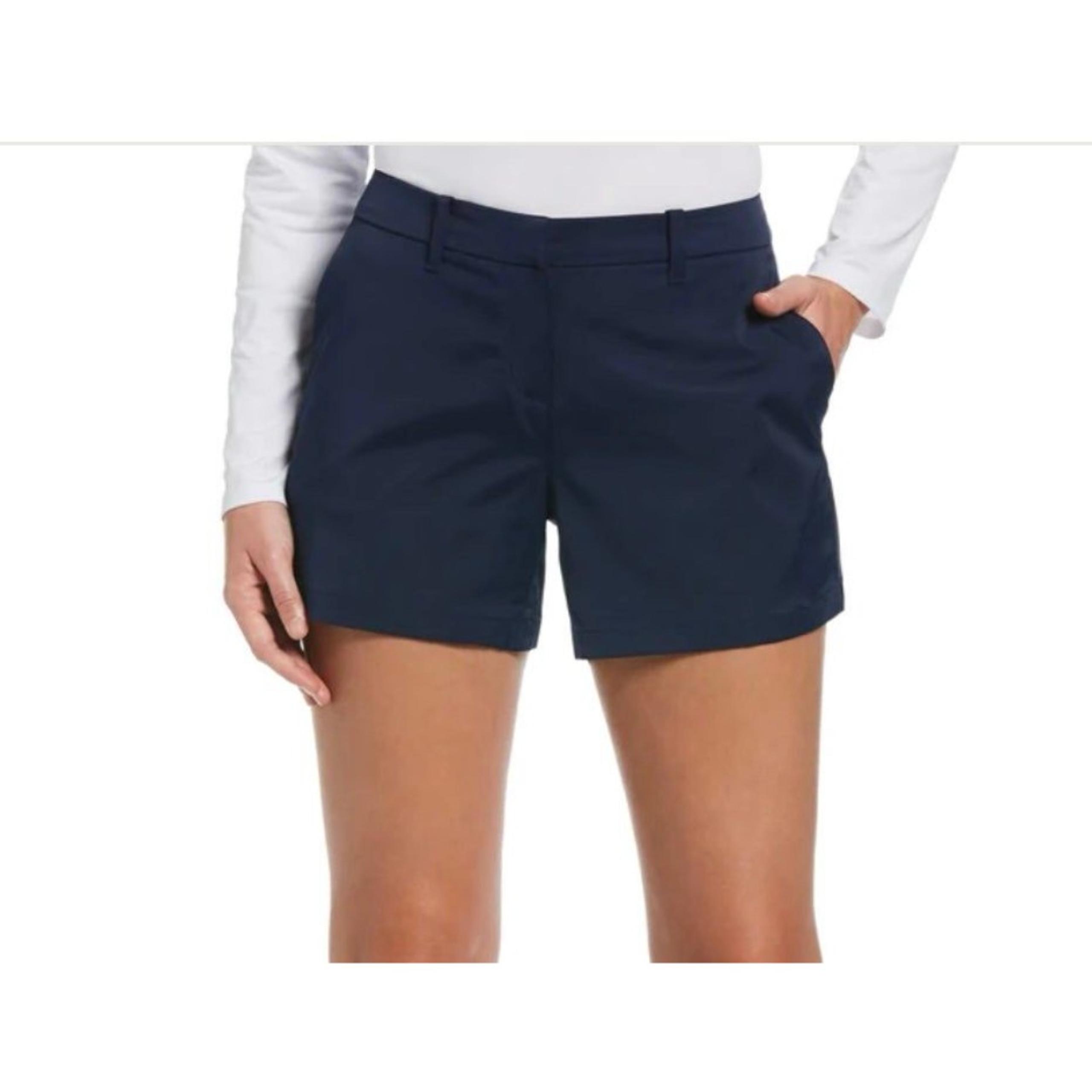 PGA TOUR Women's 4.5" Woven Golf Shorts  Size 8  Peacoat Blue New With Tags