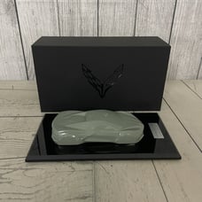 CORVETTE STINGRAY 2024 Speed Shape Form Model Owner's Gift Ceramic Matrix Gray