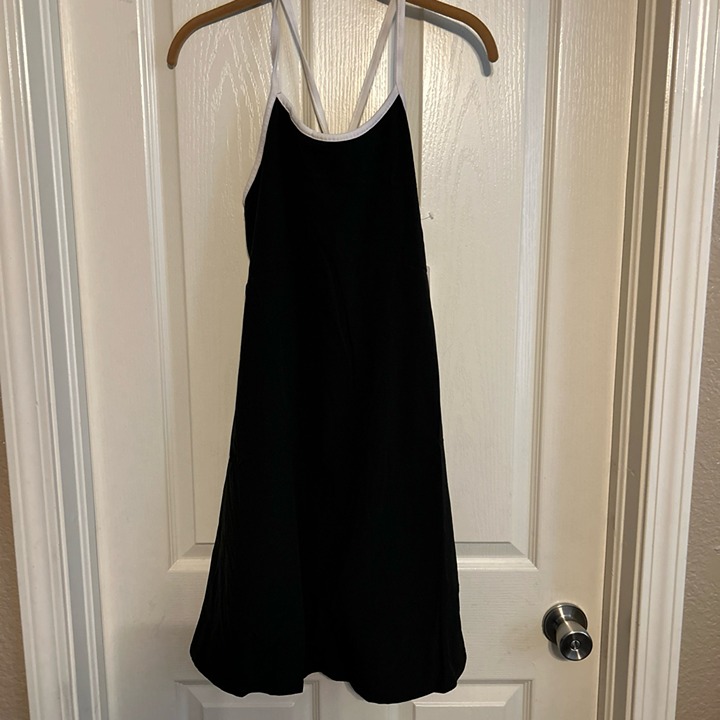 Nautica Competition Dress Small Black Sleeveless Attached Shorts NWT Retail 69