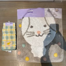 Easter bath rug 2- piece set and hand bath towel