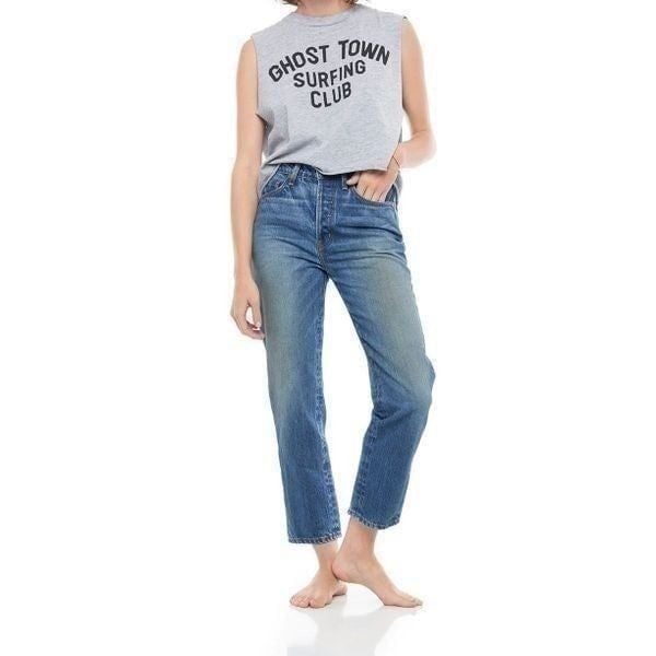 New Sandrine Rose Women's Straight Fit Denim Jeans Size 24